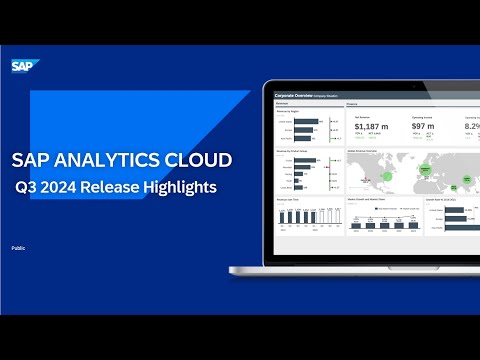 SAP Analytics Cloud: Q3 2024 Release’s Features with Experts & Demos