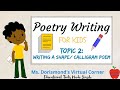 Understanding Shape Poems and Their Creation