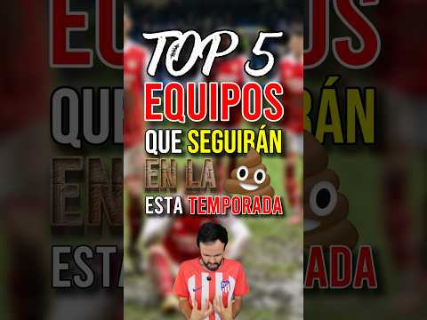 <strong>TOP</strong> 5 EQUIPOS QUE SEGUIRÁN <strong>EN</strong> LA MIER… ESTÁ TEMPORADA 2026/27 💩⚪️