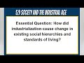 Impact of Industrialization on Society