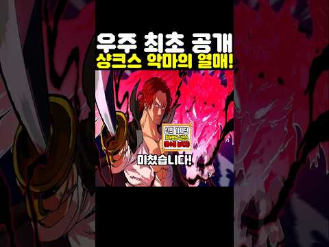 원피스 최신화인데? 연재 28년 최초 공개 샹크스 악마의 열매 능력이 미쳤습니다! #원피스 #onepiece