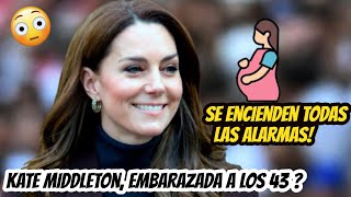 KATE MIDDLETON EMBARAZADA A LOS 43?  SE ENCIENDEN TODAS Las ALARMAS HOY!