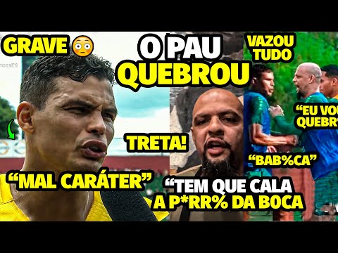 A DECLARAÇÃO REVOLTANTE QUE CAUSOU TRETA AGRESSlVA ENTRE THIAGO SILVA E FELIPE MELO APÓS VAZAR TUDO