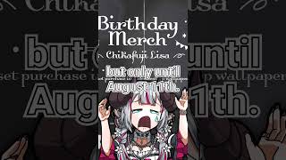 BUY MERCH. LOVE LISA.