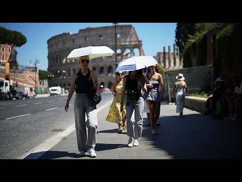 YouTube video thumbnail: Parts of Europe Cool off After Days of Extreme Heat yet Risks Remain