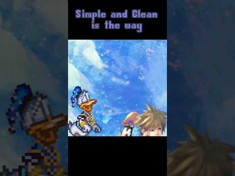 Donald Sings Simple and Clean #kingdomhearts #disney #squareenix #funny #simpleandclean