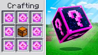 I Crafted Every LUCKY BLOCK in Minecraft...