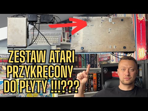 Will it work? Atari kit screwed to a wooden board - portable Atari 130 XE + 1050 Station!