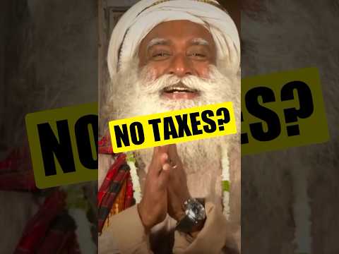 Why Sadguru doesn’t pay TAXES? #shorts