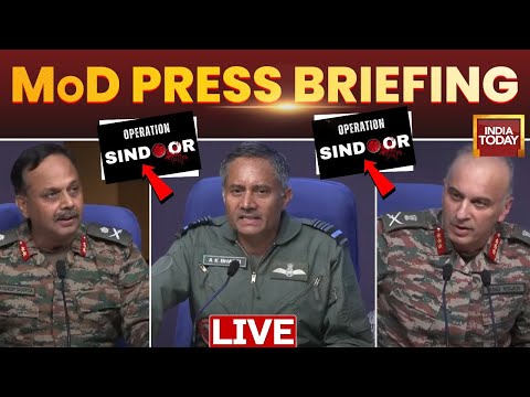 Indian Army Press Briefing LIVE: Army Press Conference LIVE | India-Pakistan Conflict Briefing LIVE