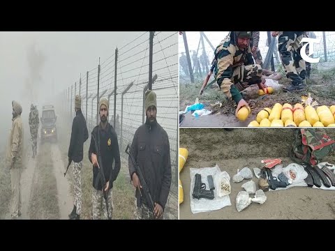 Drugs seized along India-Pakistan border in Punjab’s Gurdaspur, BSF jawan injured