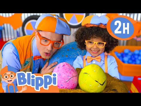Blippi's Epic Dino Egg Hunt | BEST OF BLIPPI TOYS | Educational Videos for Kids