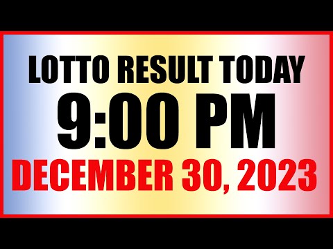 Lotto result dec deals 30 2018 draw