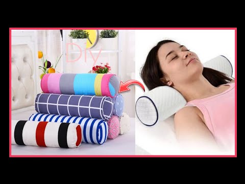 ¡Te sorprenderá lo FÁCIL que es crear este  elegante cojin redondo DIY! Truco de costura