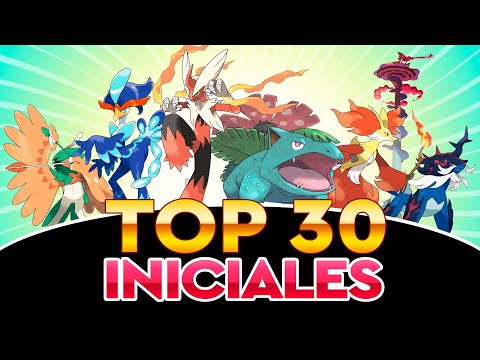 TOP 30 MEJORES POKÉMON INICIALES