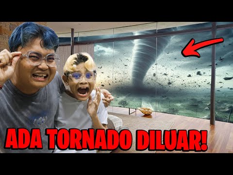 RUMAH BOCIL DITERJANG ANGIN TORNADO SUPER DASYAT!!!