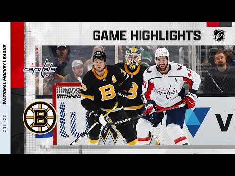 Capitals @ Bruins 1/20/22 | NHL Highlights