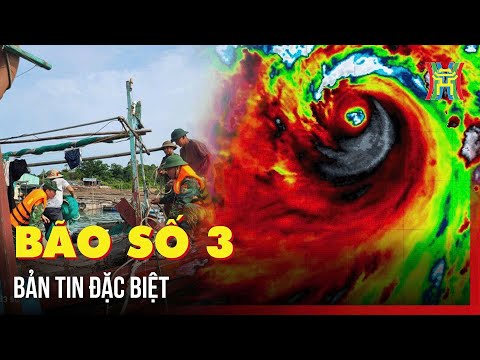 Bản tin đặc biệt Bão số 3, trực tiếp từ hiện trường