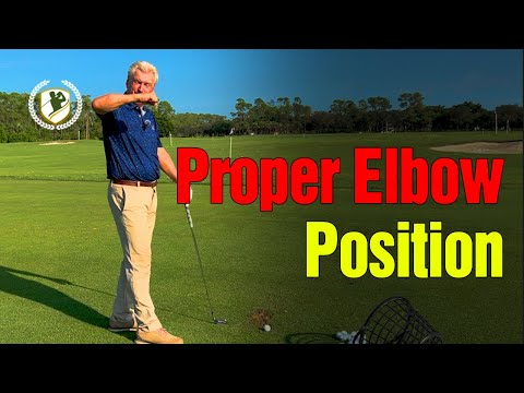 Proper Right Elbow Position in the GOLF BACKSWING