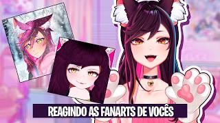 REAGINDO AS FANARTS DO CHAT!