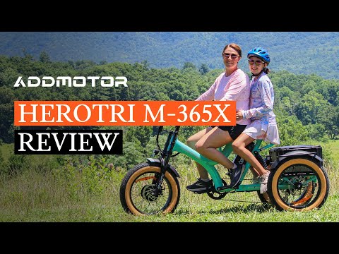 Family time with Addmotor! #addmotor #ebike #etrike #HEROTRI #M365X #family #review