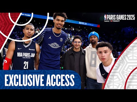 NBA PARIS ALL ACCESS! 📹 | Behind The Scenes As Wembanyama Goes To Paris!