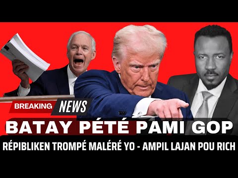 DIVIZYON TOTAL - TRUMP NAN DIFIKILTÉ - RÉPIBLIKEN TROMPÉ MAGA - BATAY POU KOUPÉ BÉNÉFIS - ABNER G