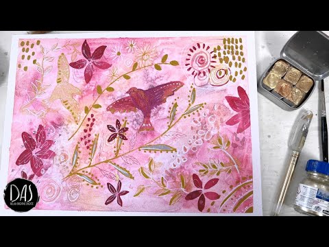 Discover the MAGIC of Watercolor - calm relaxation with color, sparkles and salt (and MUCH MORE!)