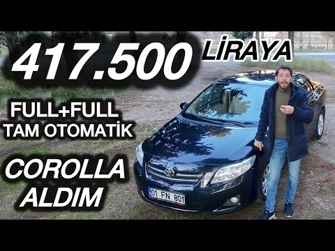 417.500 LİRAYA 2009 MODEL 1.6 LPG'Lİ ELANAGT DONANIM E140 KASA TOYOTA COROLLA ALDIM TAMİRAT TADİLAT