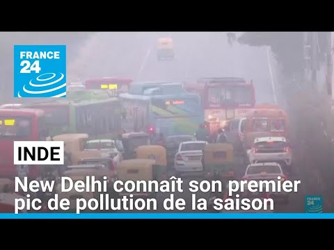 Inde : la ville de New Delhi connaît son premier pic de pollution de la saison • FRANCE 24