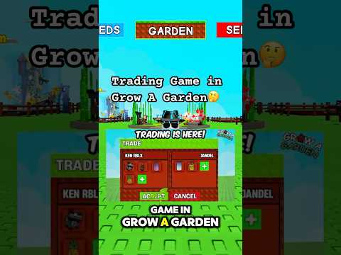 Is This the BEST Trading Game in Grow A Garden? 😱🤯 #shorts #roblox #growagarden