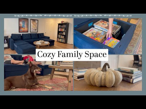 Creating a Cozy Family Space | Media Room Makeover