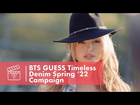 BTS GUESS Timeless Denim Spring ’22 Campaign | #LoveGUESS