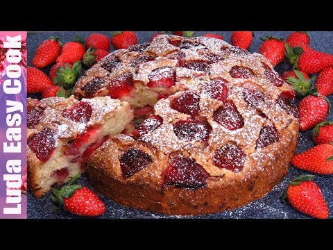 Клубничный пирог на День ПОБЕДЫ! Дачный пирог с клубникой Очень Вкусно | Best Strawberry Cake Recipe