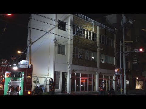 高松市の雑居ビルで火事　60代の住人女性1人を搬送　3階の住宅一室と通路約105平方メートル焼ける