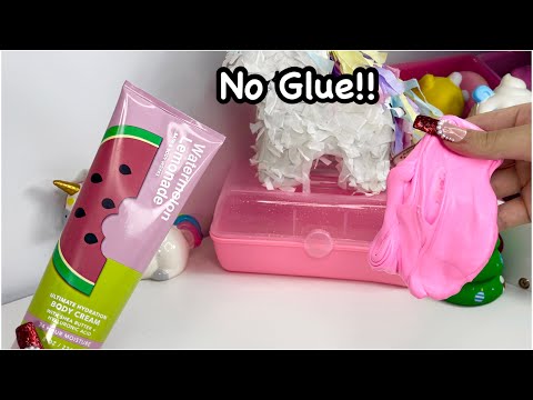 Lotion Slime!? 💗🫧🎀 How To Make No Glue LOTION Slime!!