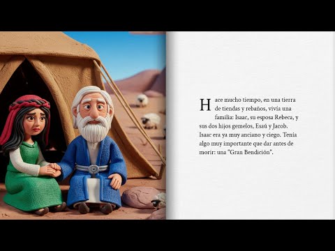 Génesis 27 en 3D: Jacob, Esaú y la bendición de Isaac