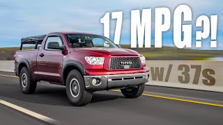 Big Tires DID NOT Kill My Fuel Economy. But Why?? (Not Clickbait)