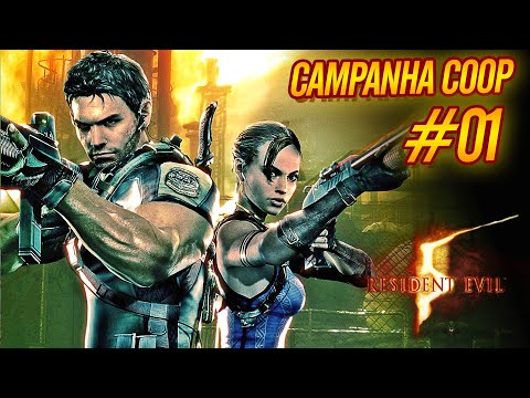 GAMEPLAY DE ALTO NÍVEL - RESIDENT EVIL 5 CAMPANHA COOP