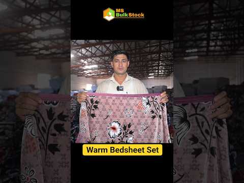Warm Bedsheet Manufacturer & Wholesaler in Panipat #trending #homedecor #msbulkstock