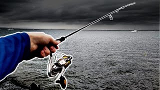 Flathead Fishing Before a Storm!