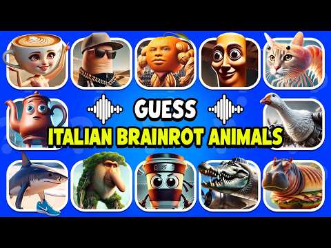 Guess ITALIAN BRAINROT Animals Memes | Tung Tung, Tralalero, Capucino Assassino, Orcalero Orcala
