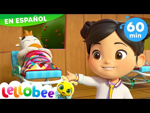 Yendo Al Hospital | Canciones Infantiles🎵| Juega y aprende | Moonbug Español | Lellobee