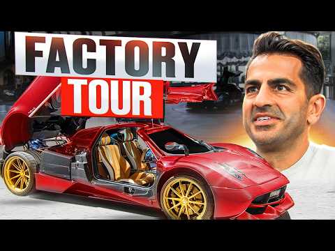 💥 PAGANI WERK / FACTORY 🤯 Handmade Hypercar-Manufaktur in Italien | Hamid Mossadegh #cars #factory