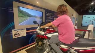 【ほぼ無編集vlog】東京の科学博物館でのバイク体験 Driving demo in Science Musium (Tokyo)