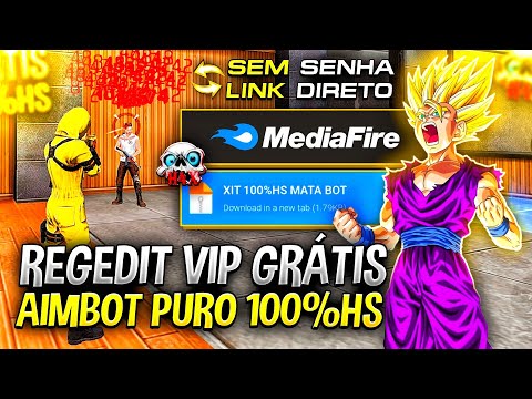 REGEDIT MOBILE 🤪🔥PUXA PRA CABEÇA XIT PARA MOBILE FF ANDROID E IPA IOS 100%HS ATUALIZADA ANTIBAN LINK