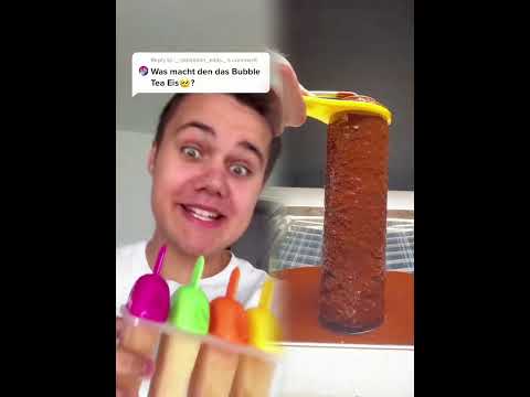 Wir probieren das Bubbletea-Eis ❤️ Was soll ich als nächstes machen? 😏#foryou #fürdich #viral