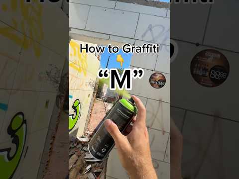 How to easy graffiti letter “M”👈#graffitialphabet