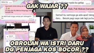 TERNYATA ISTRI DARU SEMPAT HUBUNGI REKAN KANTOR DI MALAM ITU ?? PENJAGA KOS  NOLAK SECARA HALUS ??