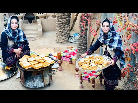 Mummy Daddy Style Crispy Tawa Lunch | Village Cooking